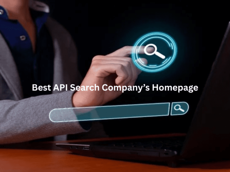 Best API Search Company’s Homepage