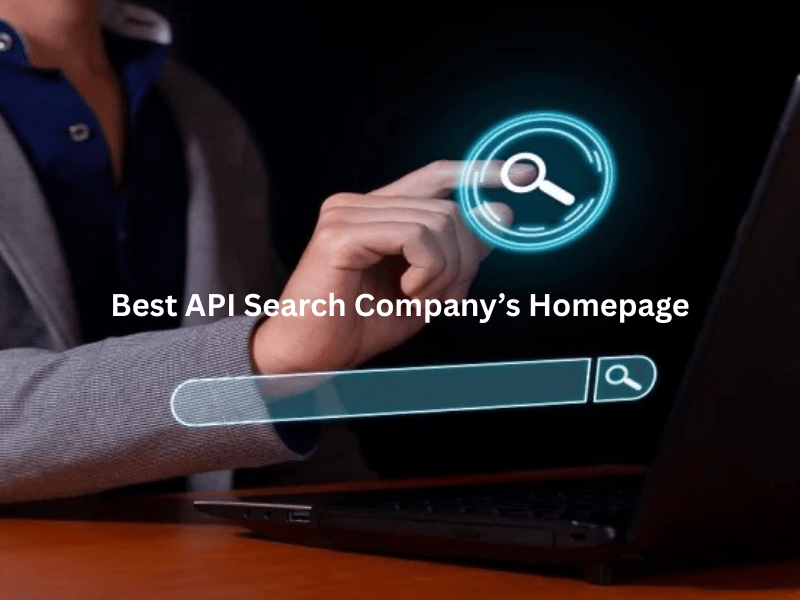 Best API Search Company’s Homepage